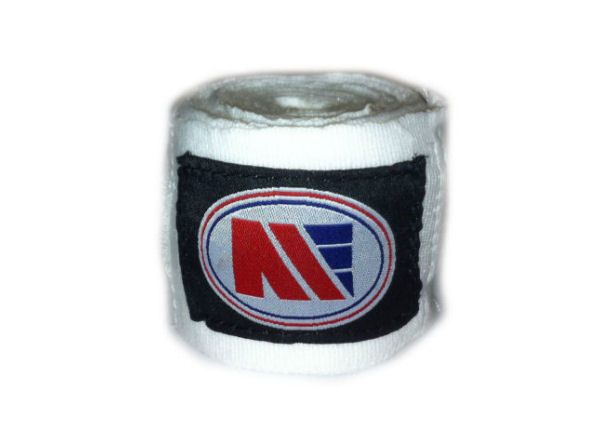 Main Event Boxing Pro - Stretch 2.5m Hand Wraps - White
